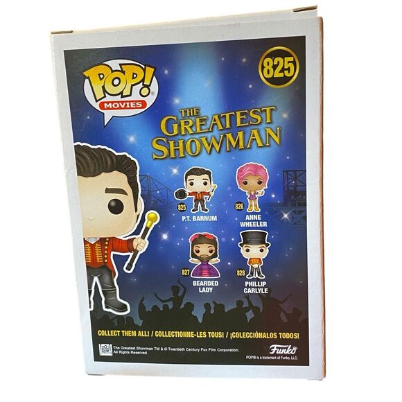 Funko Pop! Movies The Greatest Showman 825 P. T. Barnum Vinyl Figure Vaulted NIB - Picture 4 of 7